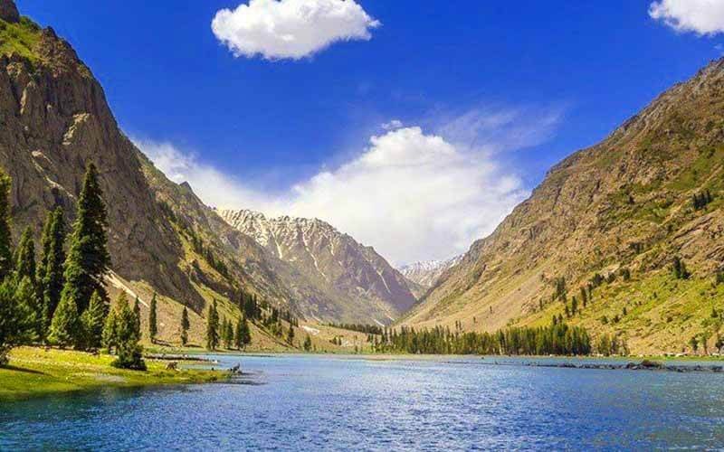 Saifullah Lake near Mahodand in upper Kalam Valley, Swat