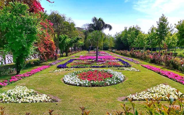 Ayub Park Rawalpindi with green lawns and trees near LEORK Hotels Islamabad